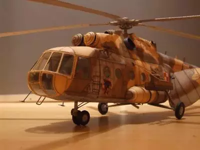 1:33 Scale Mil Mi-17 Russian Transport Helicopter DIY Handcraft Paper Model Kit • $19.99