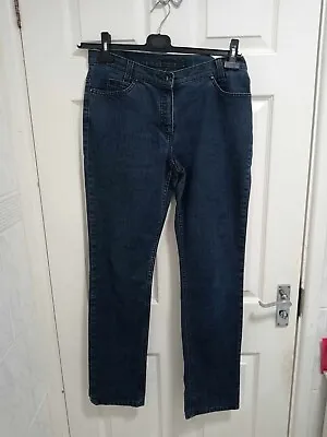 Olsen Straight Lea Jeans Size 14 (12) • £12