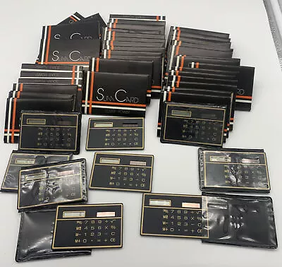 £34.80 • Buy Joblot 50 X Slim Credit Card Size Calculator, Solar Power, 85 X 54 X 3mm