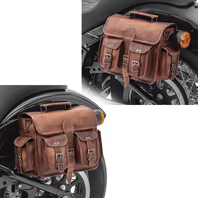 Saddlebags Pair For Moto Guzzi V7 Special / Stone SV3 6L Br • $209.99