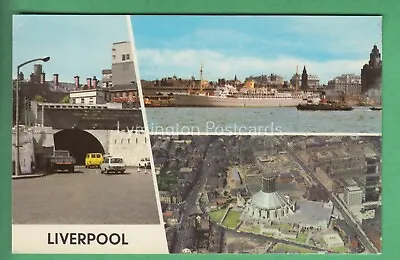 🌞liverpool Multiview: Mersey Tunnel Waterfront Cathedral😊buy 2 Get 1 Free • £1.79