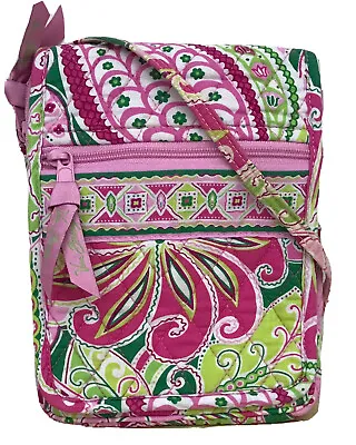 Vera Bradley Mini Hipster In Pinwheel Pink • $17.49