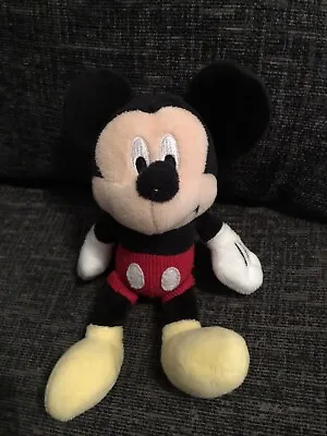 DISNEY Baby Mickey Mouse Rattle 7  Plush Toy • £4.99