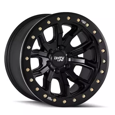 Dirty Life 9303 DT-1 17x9/5x139.7 BP/-38mm Offset/108mm Hub Matte Black Wheel • $385.99