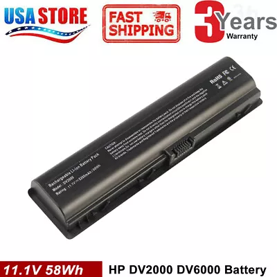 6/12Cell Battery For HP DV2000 DV6000 COMPAQ Presario A900 C700 F500 F700  • $16.99