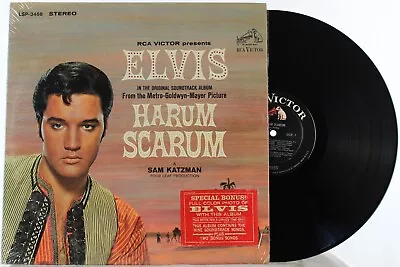 Elvis  Harum Scarum  IN SHRINK!!! RCA W/ BONUS PHOTO LSP-3468 1S/2S Stereo VG+ • $299