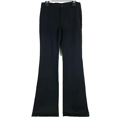 Vertigo Paris Made In France Womens Polyester Black Casual Lace Pants Size 8 40 • $18.99