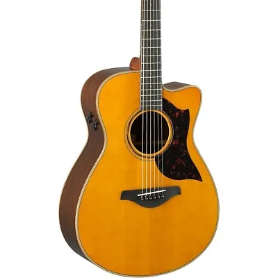 Yamaha A-Series AC3R Concert Cutaway Acoustic-Electric Guitar Vintage Natural • $1019.99