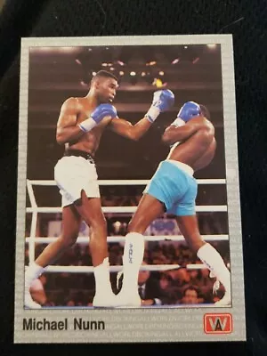 Michael Nunn 1991 All World Boxing #29 Middleweight Boxer • $1.99