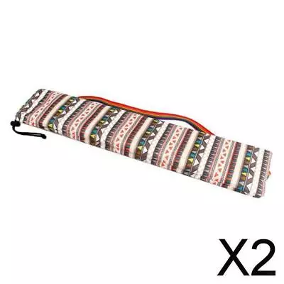 $16.15 • Buy 2X Portable Storage Bag For Walking Stick, Hiking, Trekking, Tent Poles