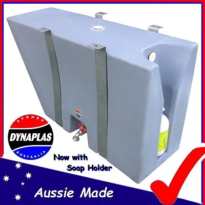 $299 • Buy Large Silver Ute Underbody Poly Water Big Tank 50 Litre 4x4 4wd Soap Holder New