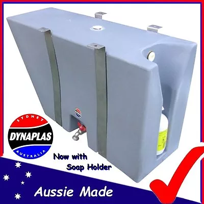 $299 • Buy Large Silver Ute Underbody Poly Water Big Tank 50 Litre 4x4 4wd Soap Holder New