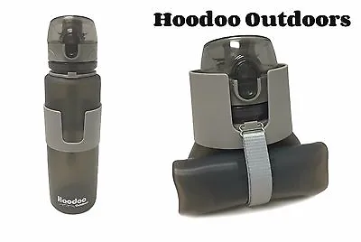 Hoodoo Outdoors Collapsible Water Bottle - Pop Top - BPA Free - 22 Ounce - Gray  • $13.99