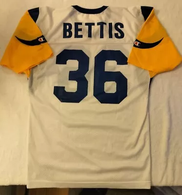 Vintage Jerome Bettis Champion Jersey Size 44. Los Angeles Rams NFL Mint!  • $45