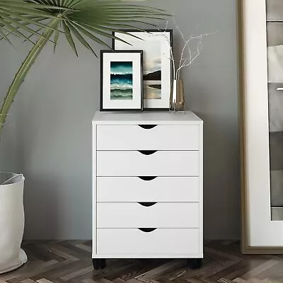 5-Drawer Dresser Storage Cabinet Tower Organizer For Bedroom Closet Entryway • $59.99