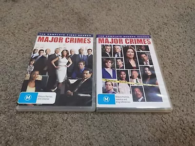 Major Crimes Season 1 & 2 Region 4 DVD • $25.97