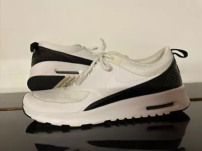 Nike Women Air Max Thea Sneaker 9US/ 6.5UK/ 40.5EUR. White/ Black. 599409-111 • $39.95