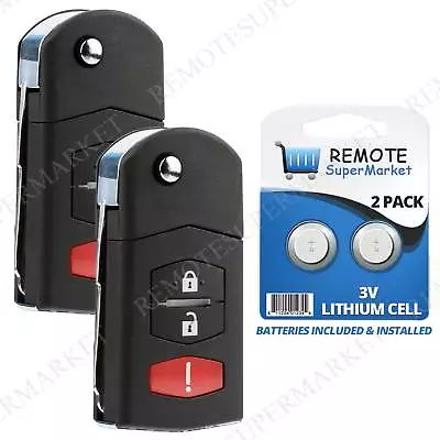 2 Remote Keyless Entry For 2004 2005 2006 Mazda MPV Car Key Fob • $69.95