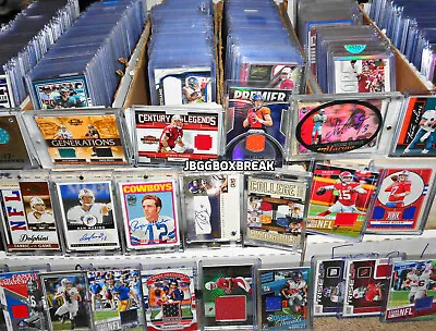 $19.95 • Buy Wholesale Football HOT PACKS Autograph Relic Rookie PATCH Auto HUGE COLLECTION
