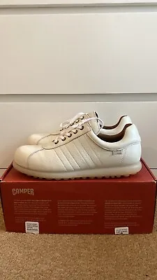 Camper Pelotas White Leather UK9 RRP £210 • £95