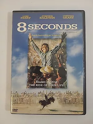 8 Seconds DVD 1994 Luke Perry Stephen Baldwin Buy 3 Get 1 Free W/ Code+Free S/H • $8.99