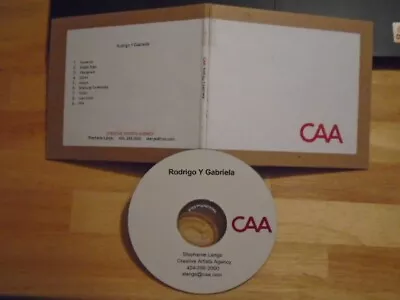 RARE PROMO PUBLISHING Rodrigo Y Gabriela CD Led Zeppelin Metallica Roby Lakatos • $24.99