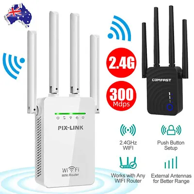 2.4G/5G WiFi Extender Long Range Wireless Router Repeater Antenna Booste Intdoor • $44.95