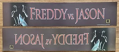 📽 Freddy Vs Jason (2003) - Double-Sided - Movie Theater Mylar / Poster 5x25 • $29.99