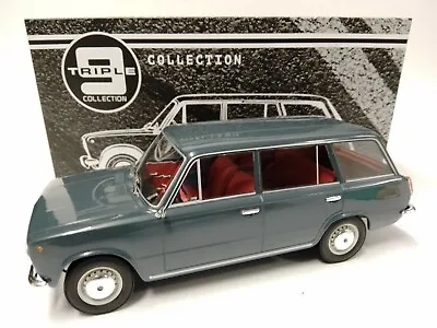 Triple 9 Fiat 124 Estate Medium Grey 1972 1/18 T9 1800220 • $94.84