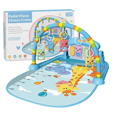 Baby Play Gym Infant Mats Musical Lullaby Toys Activity Floor Kids Music Piano • $38.45