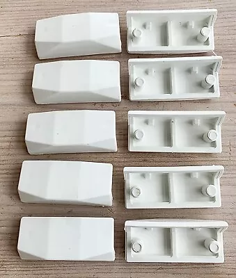 10 X  10mm Cockspur Window Handle Wedges Angled Striker Plates UPVC Aluminum • £5.85