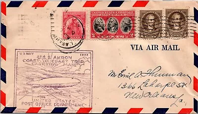 Goldpath: Us Air Mail 1932 U.s.s. Akron Cv494_p10 • $3.35