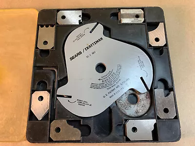NICE Sears USA Craftsman 9-3214 Molding Head Cutter W/ 8 Different Profiles • $59.99