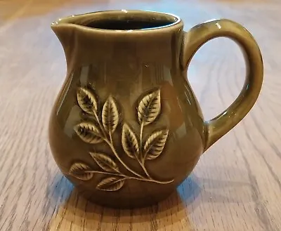 Vintage Holkham Pottery Dark Green Jug N40 Norfolk Studio  • £12.50