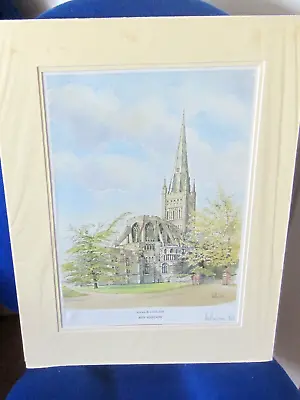 £9.99 • Buy Limited Edition Print Of Norwich Cathedral By Roy Haydon  ( Still In Wrap)