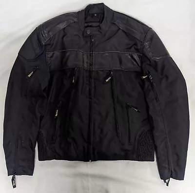 X Element Advanced Motorcycle Gear Black Biker Jacket M Zip Out Liner  • $59.99