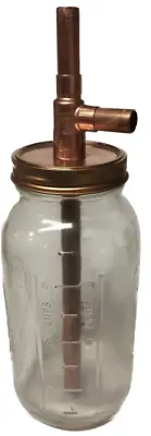 Hanging Jar Thumper Alcohol Distill Moonshine Thump Keg DIY Kit 1/2 Gallon Wide  • $29