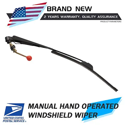 UTV Manual Hand Operated Windshield Wiper For UTV ATV Polaris RZR 900 1000 X1set • $12.88