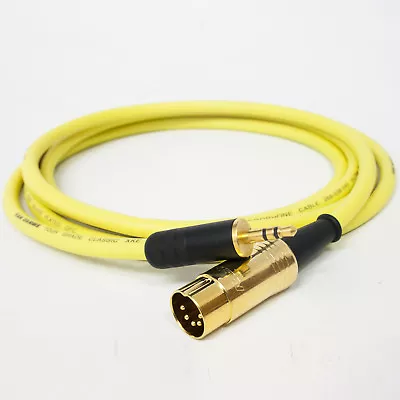 QUAD Premium AUX Input Cable. 3.5mm Mini Jack To 5 Pin Din Audio Lead. Van Damme • £31.63