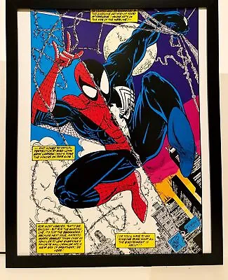 Spider-Man By Erik Larsen & Todd McFarlane 11x14 FRAMED Marvel Comics Art Print  • $39.95