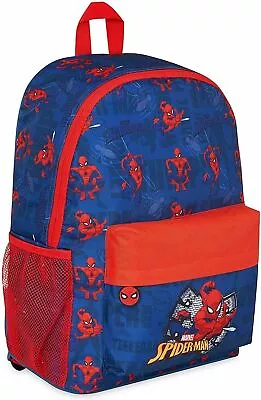 Marvel Spiderman School Bag Large Capacity Kids Backpack For Travel Sports • £18.49