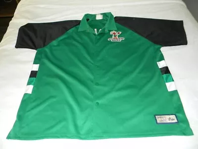 Rare MILWAUKEE BUCKS Throwback  Warm Up / Shooting Shirt Jacket 3XL Sewn • $100