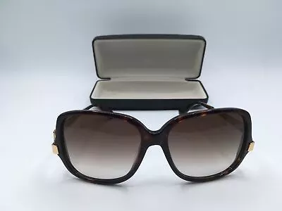 Marc By Marc Jacobs MMJ 087/S Unisex Havana Gold Frame Brown Lens Square Sunglas • $67.49