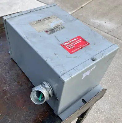 Powertran EF654L2000 480/575V Pri 120V Sec 1 Ph 2 KVA Transformer • $75