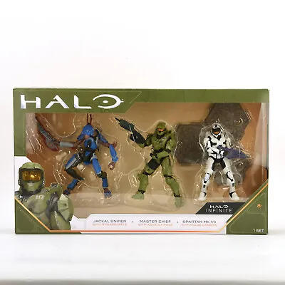 HALO Infinite Collection Spartan MK VII Master Chief Jackal Sniper Action Figure • $22.99