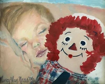 Boy Raggedy Andy Limited Edition Oil Painting Prints • $34.95