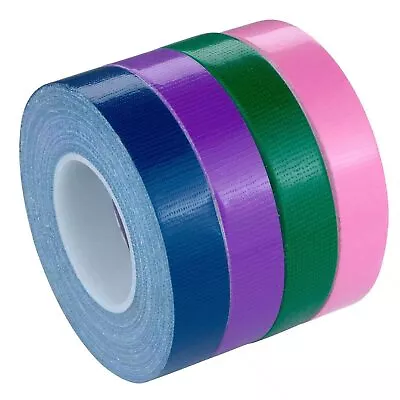 4 Rolls Colored Duct Tape Multi Use Water Pipe Tape Waterproof Duct Tape M... • $9.76