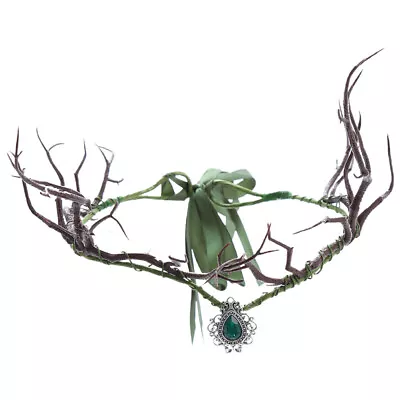  Fairy Costume Women Headbands Elven Circlet Tiara Woodland Crowns Miss Clothing • $11.38