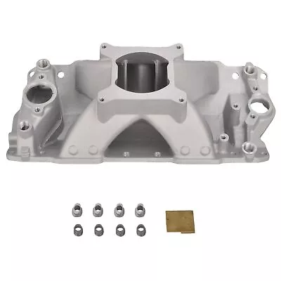 High Rise Intake Manifold Single Plane For 1957-95 Small Block Chevy SBC 350 400 • $217.30