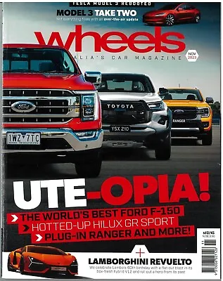 WHEELS Car Magazine November 2023 Ford F-150 BEST 4x4 UTE Ford Ranger McLaren • $6.95